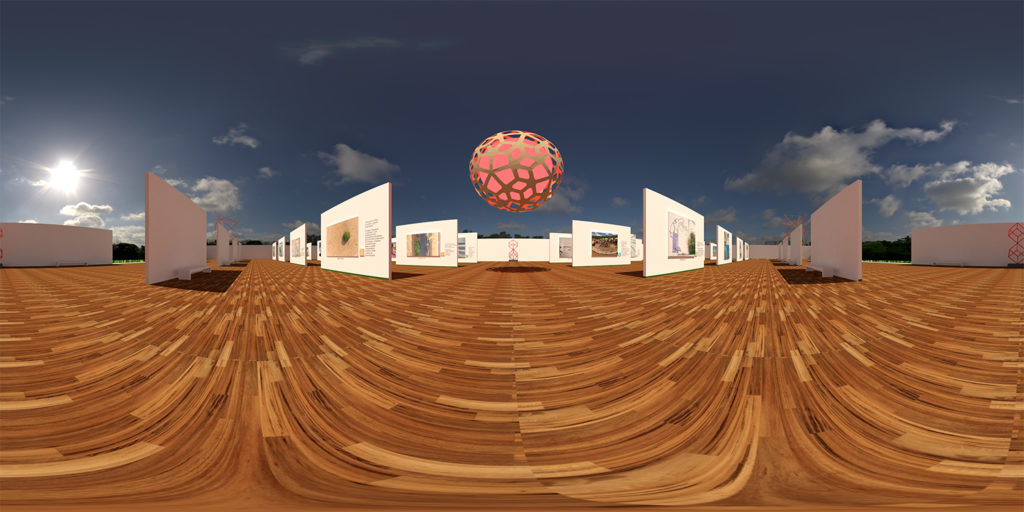 Galeria de arte 3D em 360 graus